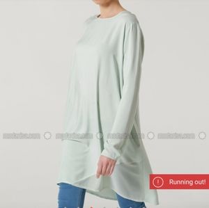 Last chance light mint tunic